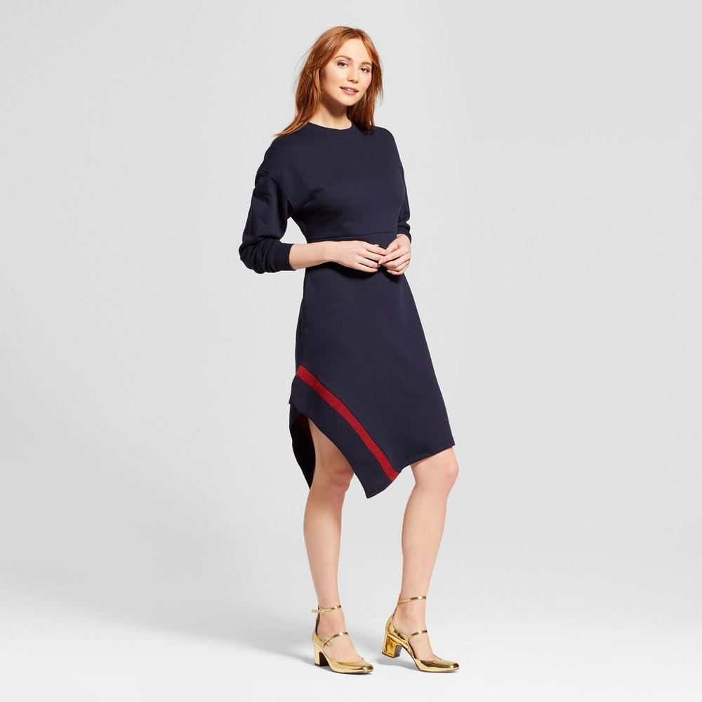 Who What Wear Grosgrain Knit Dress